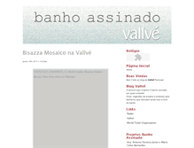 Tablet Screenshot of blog.vallve.com.br